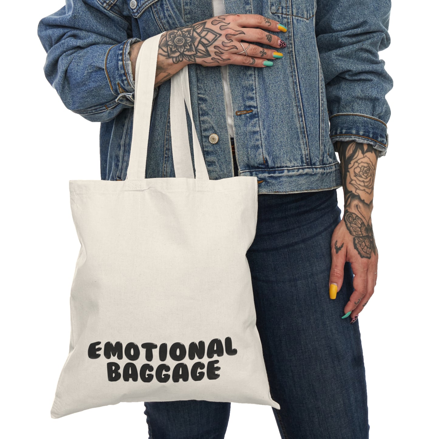 Natural Tote Bag - Emotional Baggage