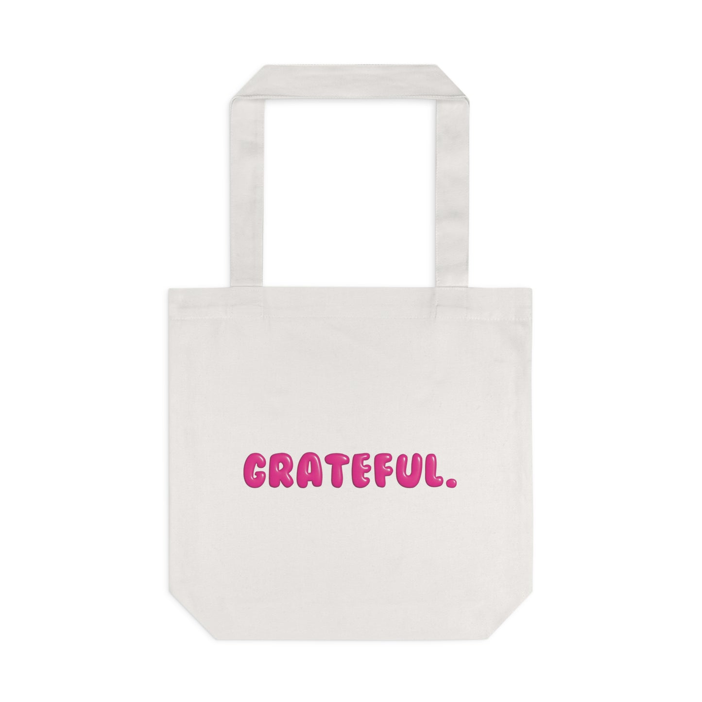 Cotton Tote Bag - Grateful