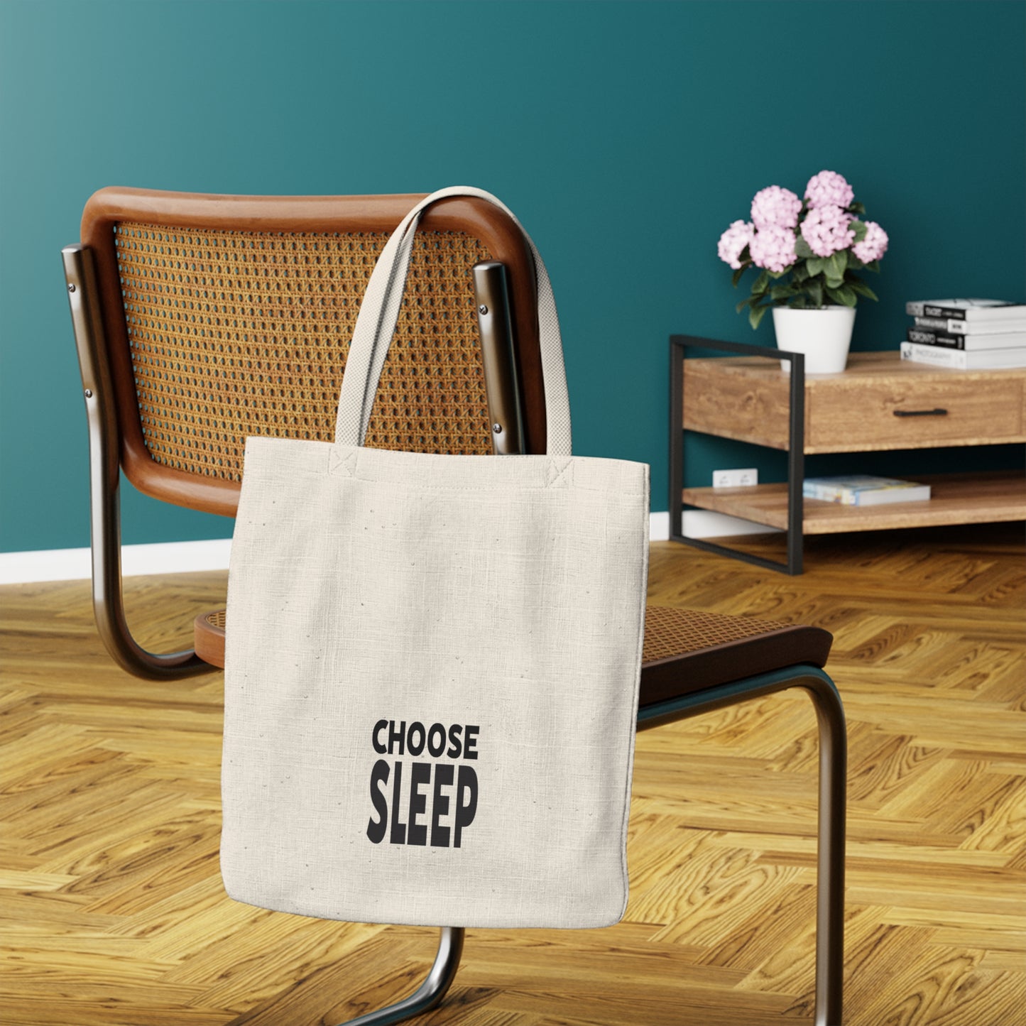 Polyester Tote Bag - Choose Sleep