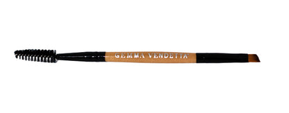 Vegan Eco Wooden Handle Dual End Makeup Brush