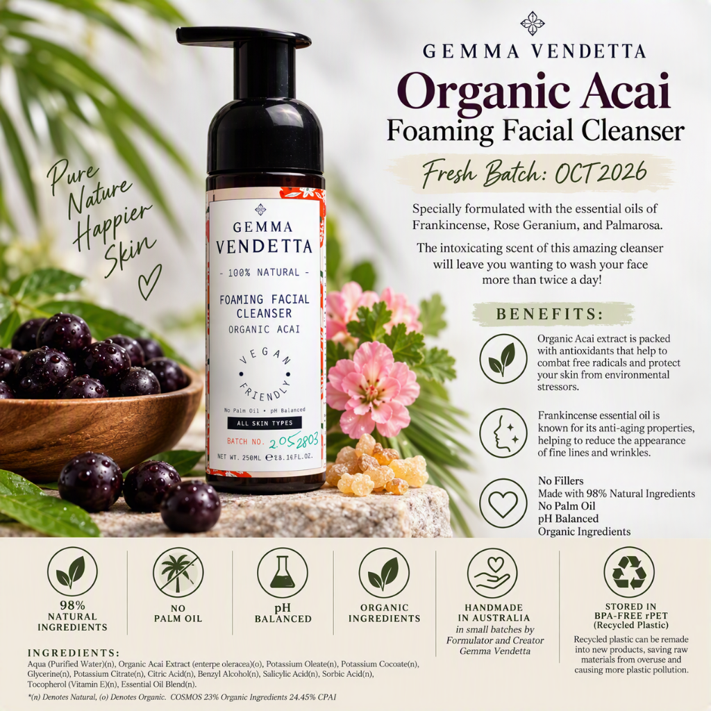 Acai Foaming Facial Cleanser - Boosted with Mildness