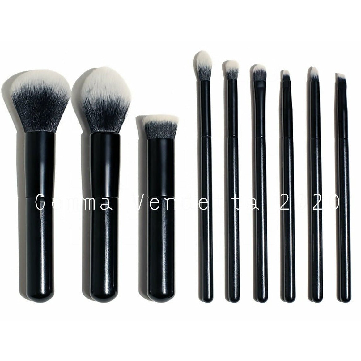 9pce Vegan Professional Brush Set- Gemma Vendetta